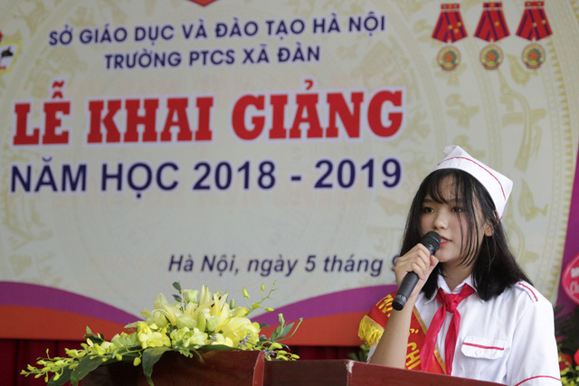 Lễ khai giảng đặc biệt của học sinh khiếm thính ở Hà Nội - Ảnh 26. Lễ khai giảng đặc biệt của học sinh khiếm thính ở Hà Nội - Ảnh 26.
