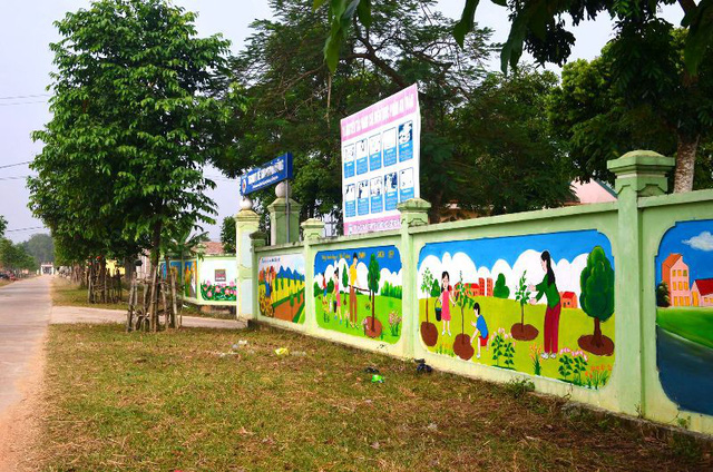 Con đường bích họa ghi dấu ấn của bạn trẻ xứ Nghệ - Ảnh 2.
