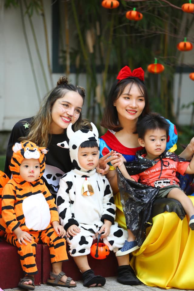 Sao Việt cùng các nhóc tì nhà sao hóa trang Halloween - Ảnh 4.
