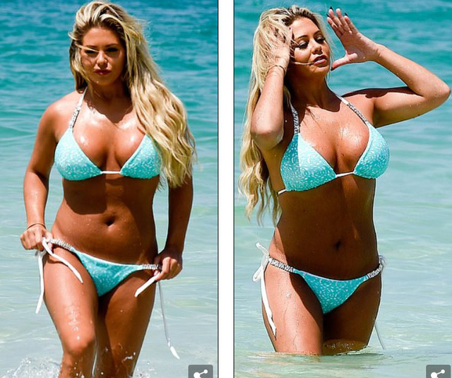 Bianca Gascoigne bốc lửa trên biển - Ảnh 12. Bianca Gascoigne bốc lửa trên biển - Ảnh 12.