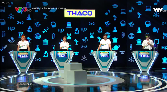 Cuộc thi Tháng Olympia rượt đuổi gay cấn, cả 4 thí sinh đều chọn Ngôi sao hi vọng - Ảnh 2. Cuộc thi Tháng Olympia rượt đuổi gay cấn, cả 4 thí sinh đều chọn Ngôi sao hi vọng - Ảnh 2.