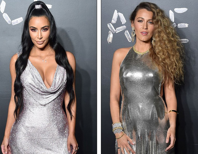 Kim Kardashian khoe ngực khủng với váy trễ nải - Ảnh 2. Kim Kardashian khoe ngực khủng với váy trễ nải - Ảnh 2.