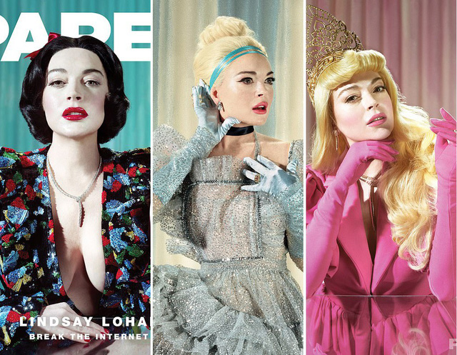 “Gái hư” Lindsay Lohan hóa thân thành... Bạch Tuyết, tự nhận mình “ngoan” - Ảnh 2. “Gái hư” Lindsay Lohan hóa thân thành... Bạch Tuyết, tự nhận mình “ngoan” - Ảnh 2.