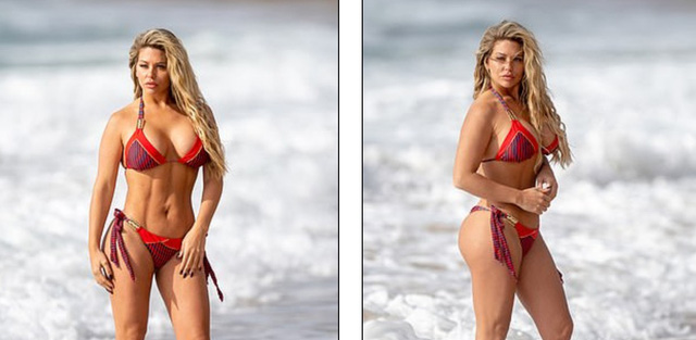 Bianca Gascoigne rực lửa với áo tắm - Ảnh 14. Bianca Gascoigne rực lửa với áo tắm - Ảnh 14.