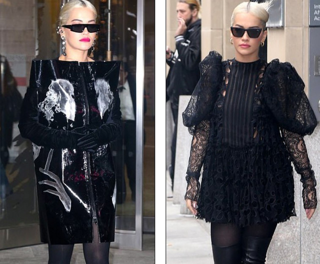 Rita Ora diện váy lạ mắt ra phố - Ảnh 4. Rita Ora diện váy lạ mắt ra phố - Ảnh 4.
