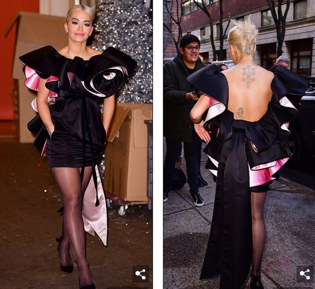 Rita Ora diện váy lạ mắt ra phố - Ảnh 8. Rita Ora diện váy lạ mắt ra phố - Ảnh 8.