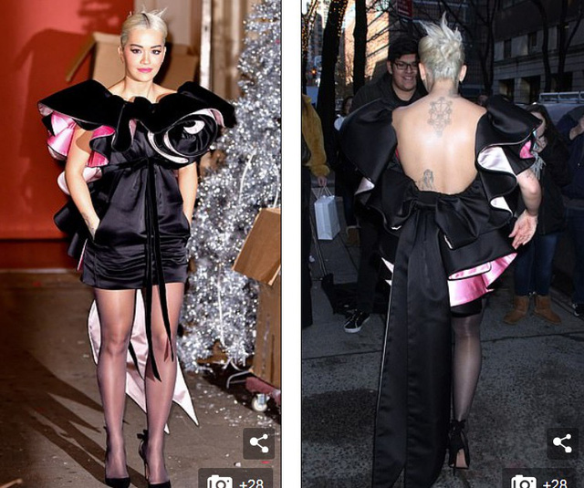 Rita Ora diện váy lạ mắt ra phố - Ảnh 14. Rita Ora diện váy lạ mắt ra phố - Ảnh 14.