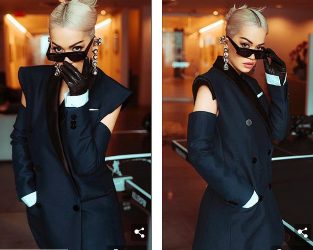 Rita Ora diện váy lạ mắt ra phố - Ảnh 26. Rita Ora diện váy lạ mắt ra phố - Ảnh 26.