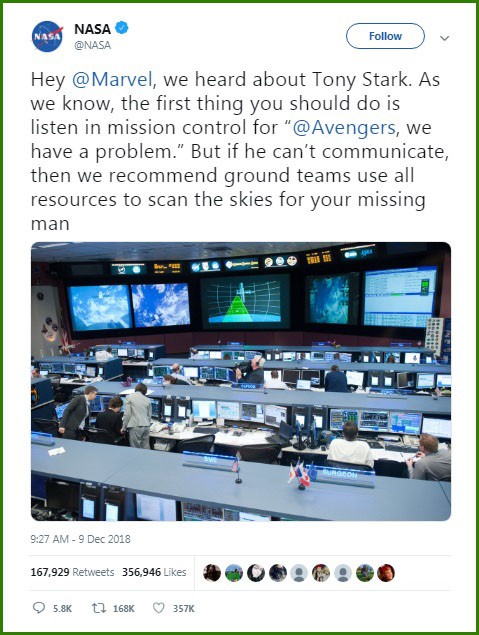 NASA đề nghị giúp Marvel giải cứu... Người Sắt - Ảnh 4. NASA đề nghị giúp Marvel giải cứu... Người Sắt - Ảnh 4.