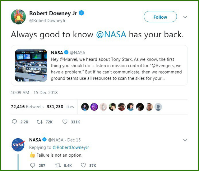NASA đề nghị giúp Marvel giải cứu... Người Sắt - Ảnh 8. NASA đề nghị giúp Marvel giải cứu... Người Sắt - Ảnh 8.