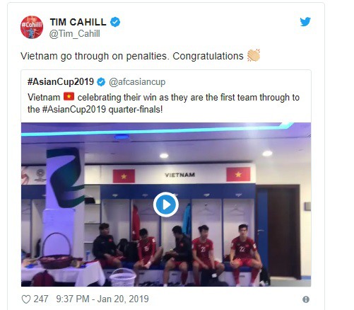 Huyền thoại bóng đá Australia chúc mừng chiến thắng của ĐT Việt Nam - Ảnh 1.