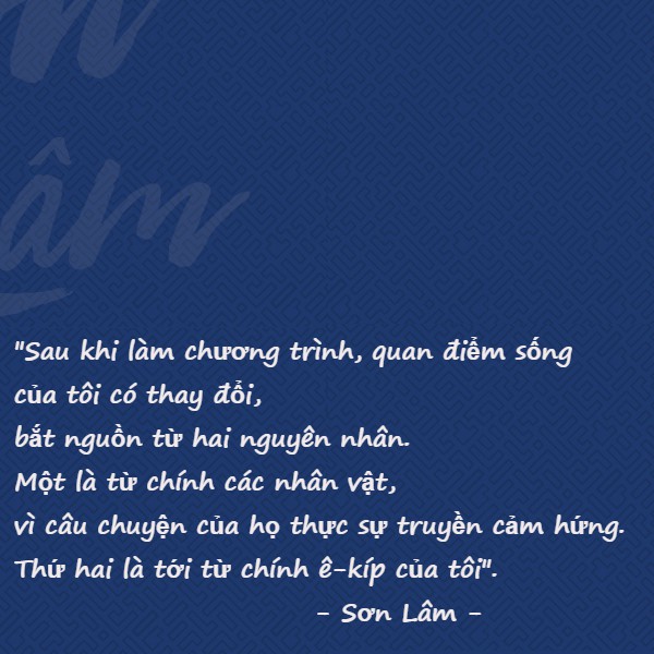 MC Sơn Lâm: Hành trình truyền cảm hứng - Nhiều hơn ý nghĩa một công việc... - Ảnh 5.