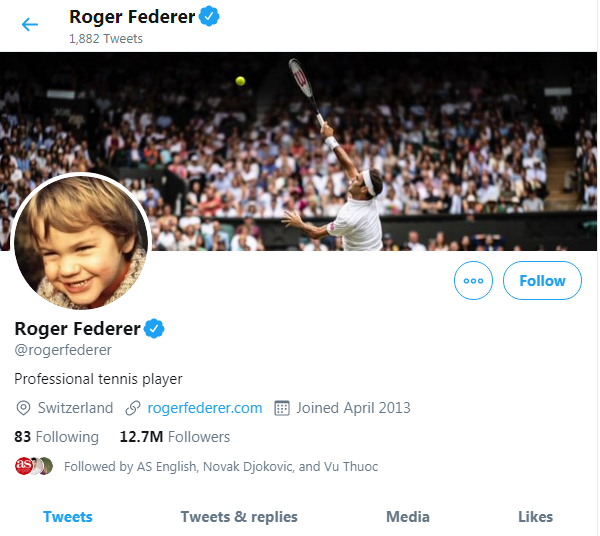 Roger Federer dùng mạng xã hội như thế nào? - Ảnh 1.