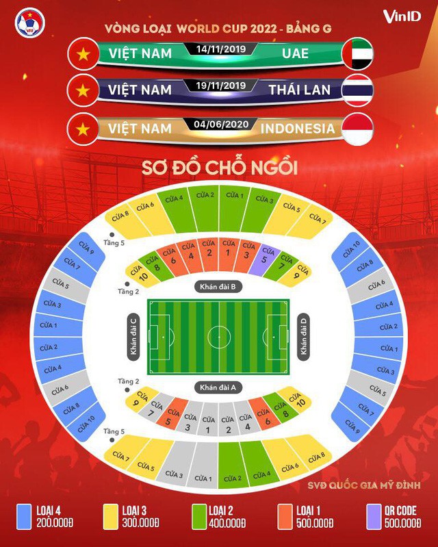 Hôm nay (13/10), mở bán vé trận ĐT Việt Nam – ĐT Thái Lan tại vòng loại World Cup 2022 - Ảnh 1.