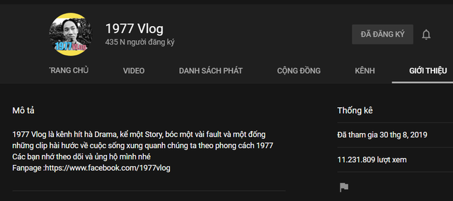 1977 Vlog “khủng” hơn cả Bà Tân Vlog: Hơn 400 ngàn lượt đăng ký chỉ với vỏn vẹn 3 video - Ảnh 2.