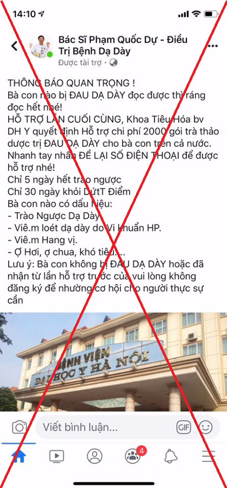 Mạo danh bệnh viện để trục lợi - Ảnh 2.