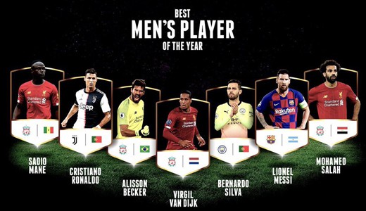 Liverpool áp đảo danh sách đề cử Globe Soccer Award - Ảnh 1.