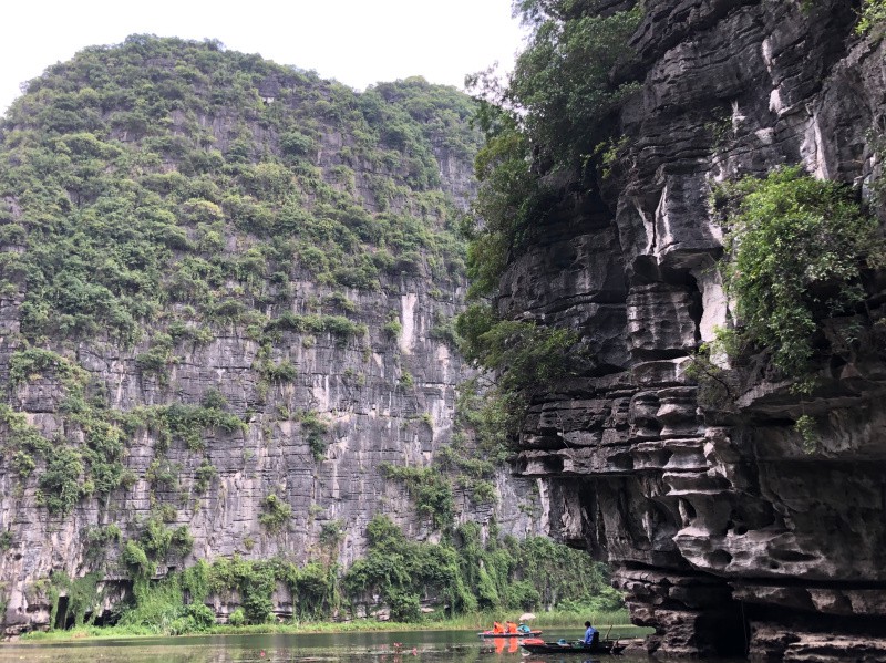 Exceptional limestone mountains seen along the route