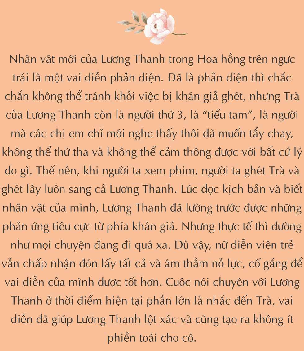 Lương Thanh: “Tôi không quan tâm người ngoài nghĩ gì, phán xét ra sao” - Ảnh 1.