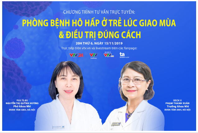 Tư vấn trực tuyến: Cách phòng và điều trị bệnh hô hấp ở trẻ lúc giao mùa - Ảnh 1.