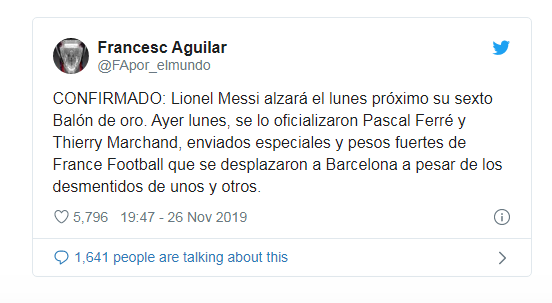 Mundo Deportivo: Messi chắc chắn giành Quả bóng Vàng thứ 6 - Ảnh 1.