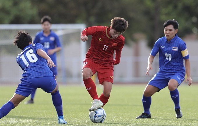 Vietnams Thai Thi Thao in action during the match. (Photo: Vnexpress) 