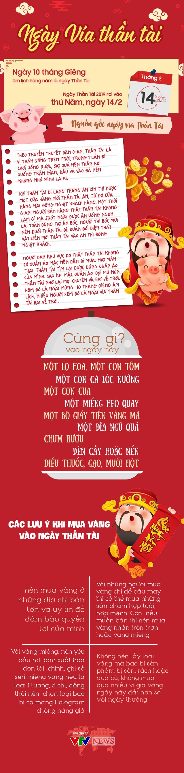 [INFOGRAPHIC] Ngày vía Thần Tài có nguồn gốc từ đâu? - Ảnh 1.