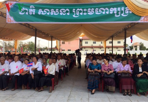 Khánh thành Tượng đài Hữu nghị Việt Nam - Campuchia tại tỉnh Kratie - Ảnh 2.