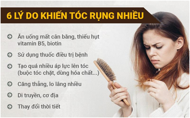 Rụng tóc nguyên nhân do đâu và cách chữa trị nhanh nhất hiện nay - Ảnh 1.