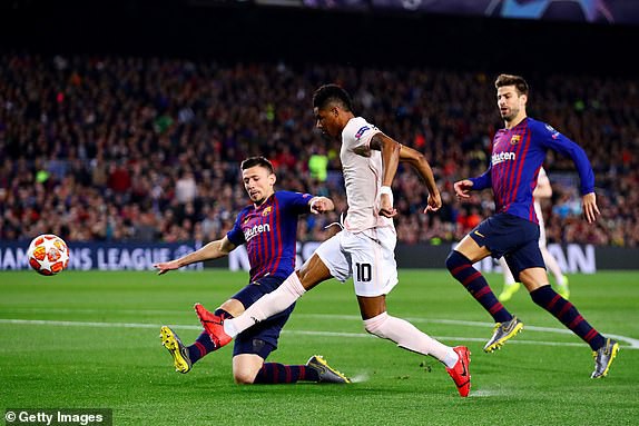 ẢNH: Messi lập cú đúp, Barcelona thắng hủy diệt Man Utd - Ảnh 1.