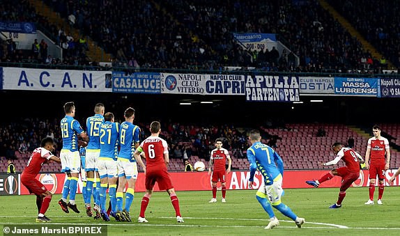 Napoli 0-1 Arsenal: Lacazette lập công, Pháo thủ giành quyền vào bán kết Europa League - Ảnh 1.