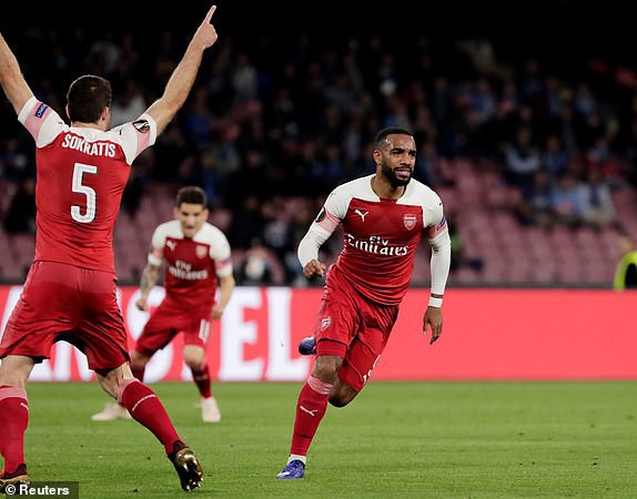 Napoli 0-1 Arsenal: Lacazette lập công, Pháo thủ giành quyền vào bán kết Europa League - Ảnh 2.