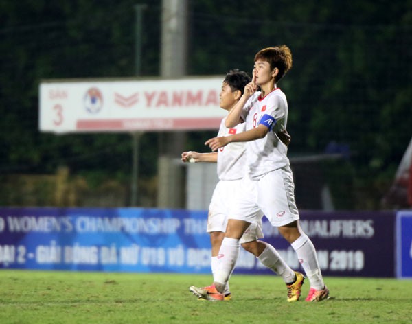 U19 nữ Việt Nam thắng đậm Lebanon 4-1 ở lượt trận thứ 2 vòng loại 2 giải U19 nữ châu Á 2019 - Ảnh 5.