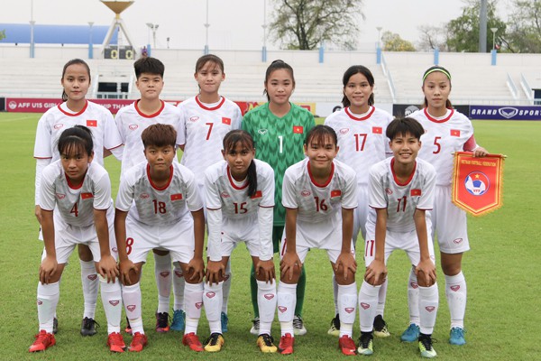 Thắng Timor Leste 16-0, U15 nữ Việt Nam rộng cửa vào bán kết - Ảnh 1.