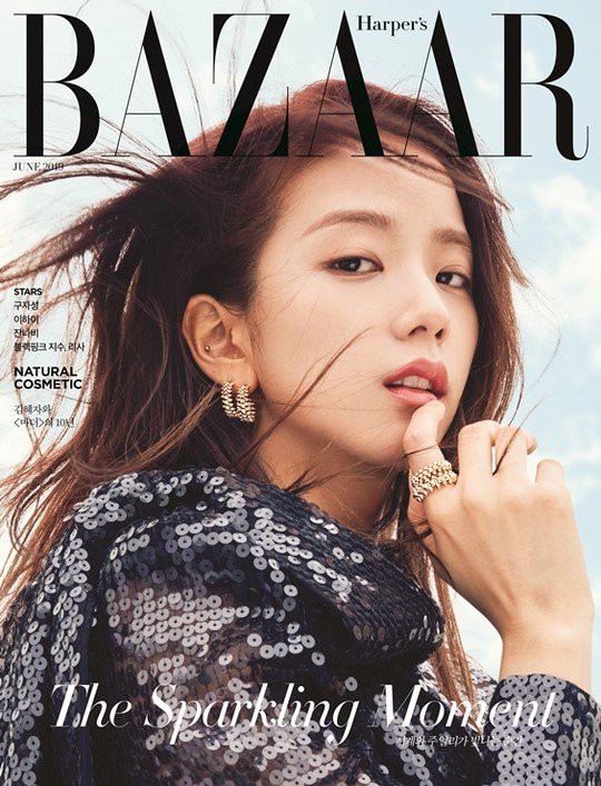 BlackPink Jisoo đẹp hút hồn trên Harpers Bazaar - Ảnh 1.