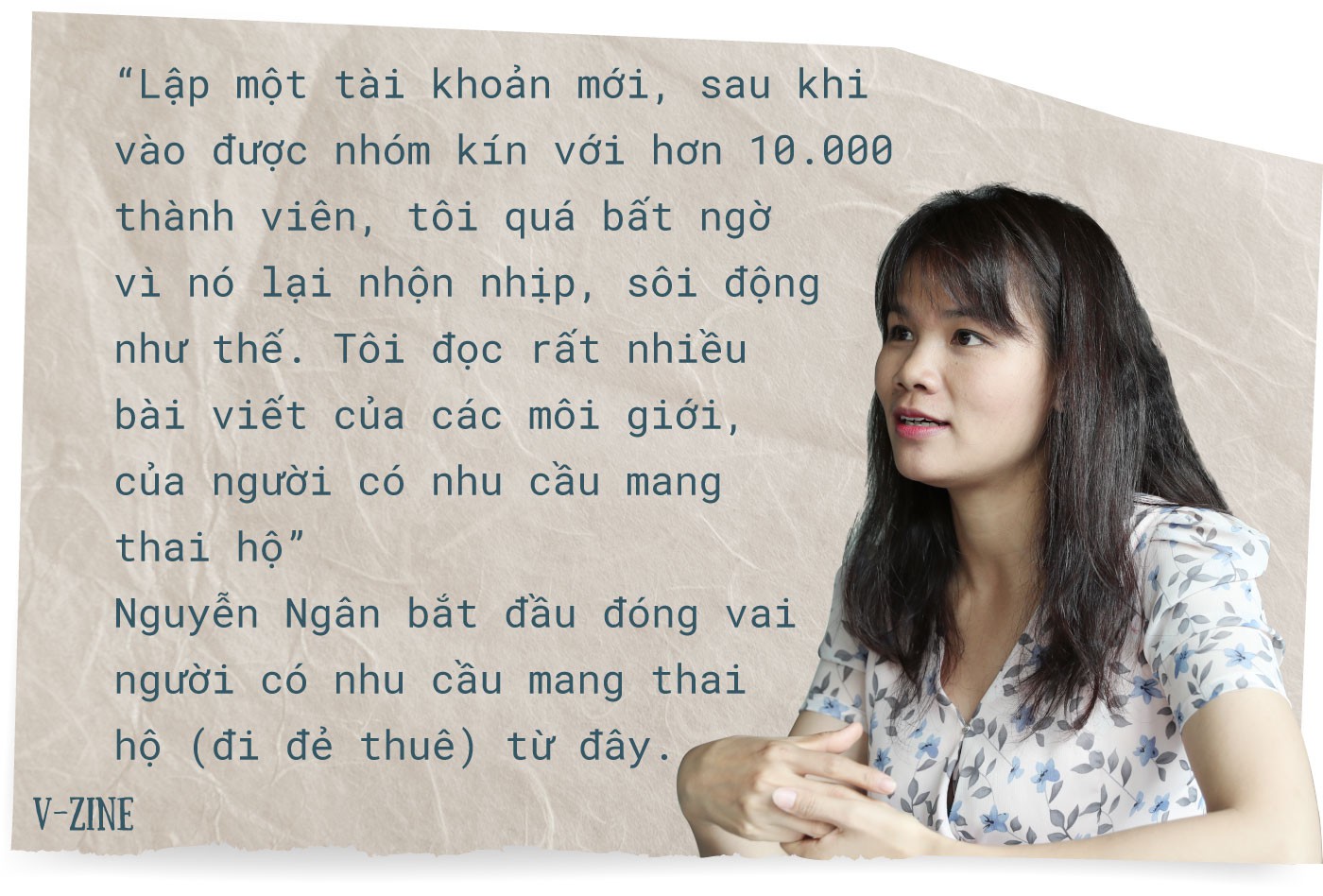 Phóng viên Nguyễn Ngân và 3 tháng nhập vai phụ nữ mang thai hộ - Ảnh 4.