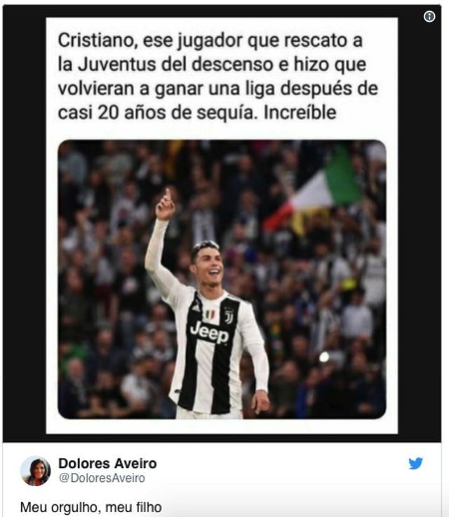 Mẹ C.Ronaldo “chữa ngượng” sau khi nhầm con trai giúp Juventus... trụ hạng - Ảnh 1.