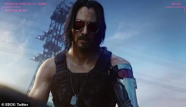 John Wick Keanu Reeves góp mặt trong trò chơi điện tử Cyberpunk 2077 - Ảnh 1.