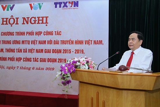 Đổi mới cách thức tuyên truyền về công tác Mặt trận trên sóng VTV - Ảnh 1.