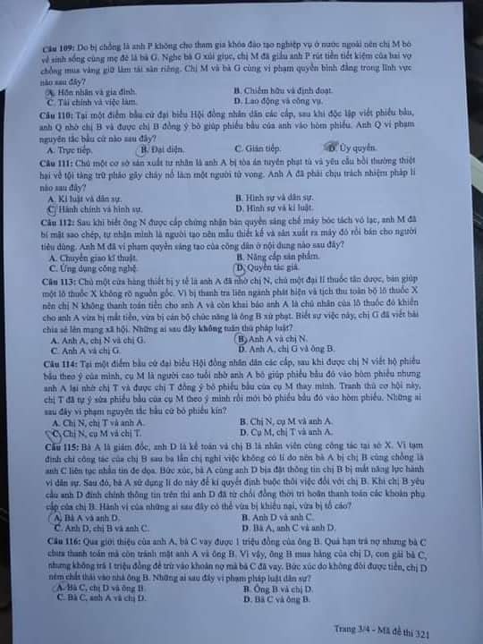 Đề thi Khoa học xã hội tại Kỳ thi THPT Quốc gia 2019 - Ảnh 7.