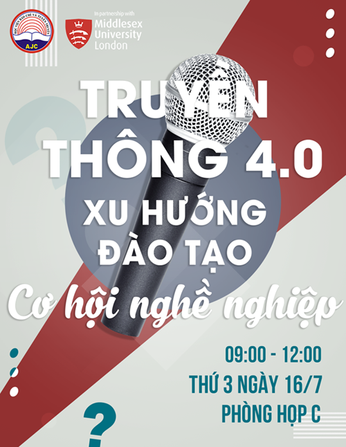 Sắp diễn ra hội thảo “Truyền thông 4.0: Xu hướng đào tạo và cơ hội nghề nghiệp” - Ảnh 1.