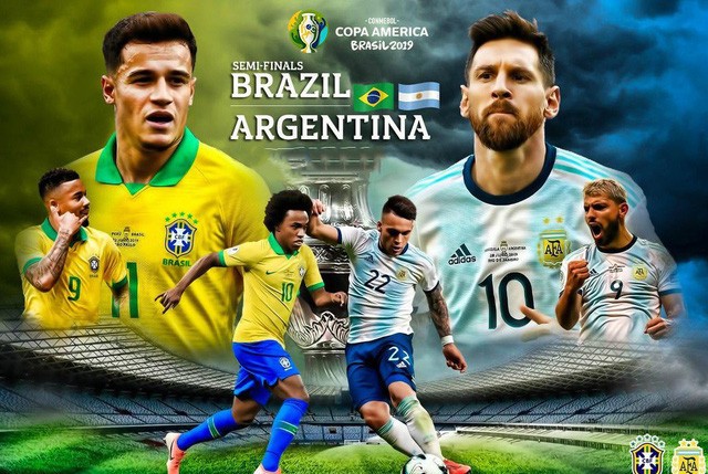 Bán kết Copa America 2019, Brazil vs Argentina: Chờ đợi Messi (7h30 ngày 3/7) - Ảnh 2. Bán kết Copa America 2019, Brazil vs Argentina: Chờ đợi Messi (7h30 ngày 3/7) - Ảnh 2.