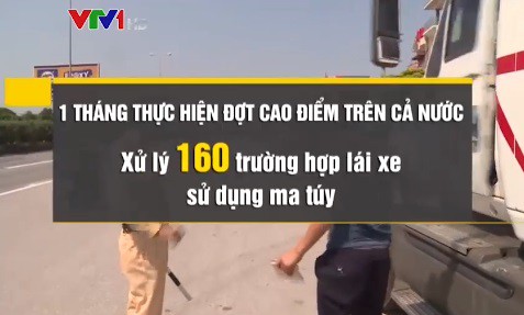 Phát hiện 160 lái xe sử dụng ma túy trong tháng ra quân tổng kiểm soát - Ảnh 1.