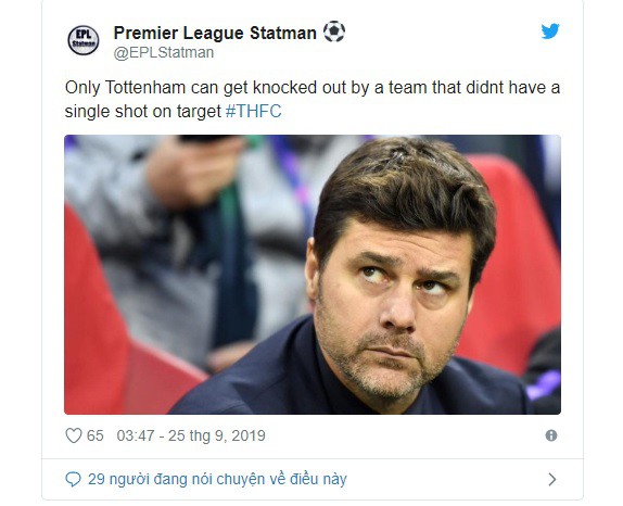 Fan chế giễu, châm biếm thậm tệ Tottenham khi bị đội hạng 4 loại - Ảnh 1.