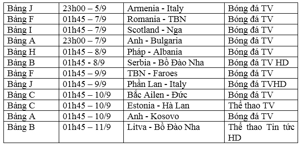 Vòng loại Euro 2020: Trực tiếp duy nhất trên VTVcab - Ảnh 2.