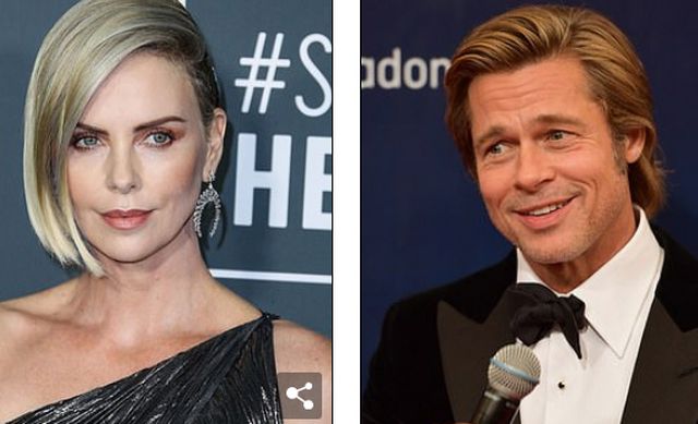 Brad Pitt v&agrave; Charlize Theron bị đồn đang h&ograve; hẹn - Ảnh 1.
