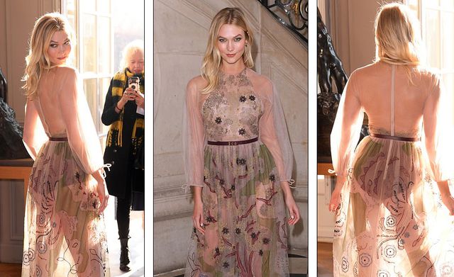 Karlie Kloss khoe thân với váy xuyên thấu - Ảnh 1. Karlie Kloss khoe thân với váy xuyên thấu - Ảnh 1.