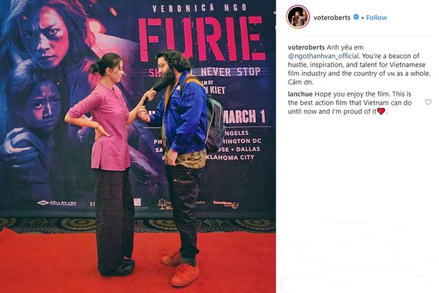 Đạo diễn &ldquo;Kong&rdquo; Jordan Vogt-Roberts đến ch&uacute;c mừng Ng&ocirc; Thanh V&acirc;n tại Mỹ - Ảnh 3.