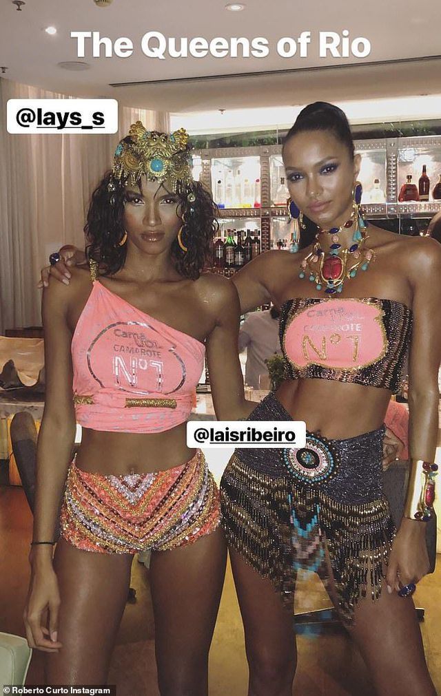 Thiên thần Victorias Secret gợi cảm dự lễ hội carnival - Ảnh 3. Thiên thần Victorias Secret gợi cảm dự lễ hội carnival - Ảnh 3.