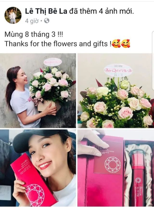 Dàn sao Việt khoe quà ngày 8/3 - Ảnh 6. Dàn sao Việt khoe quà ngày 8/3 - Ảnh 6.